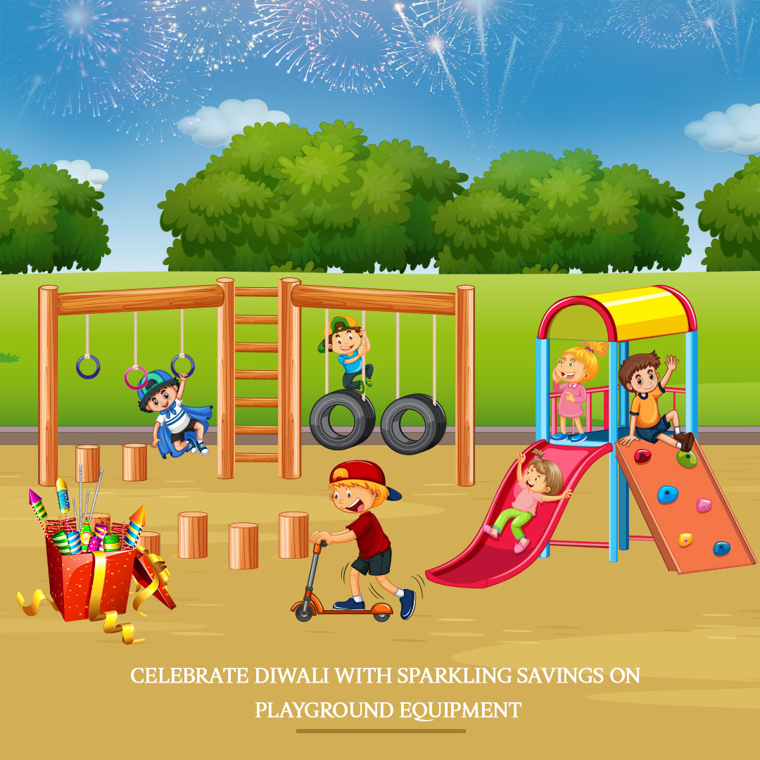 Celebrate Diwali with Sparkling Savings on Playground Equipment