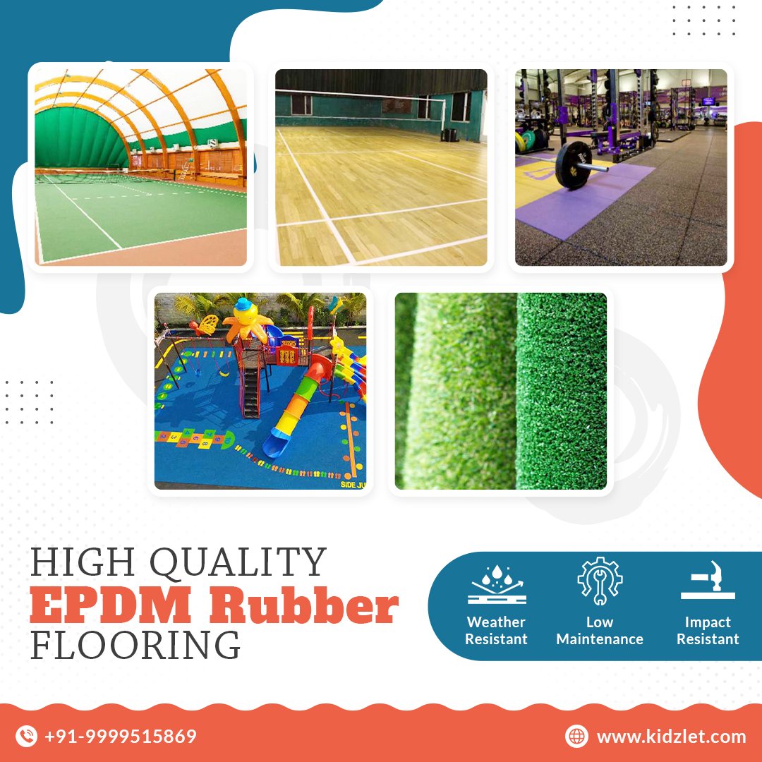 EPDM Rubber Flooring: The Perfect Choice for Your Busy Playgrounds and Gyms!