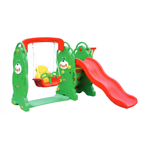 Bear Slide With Swing