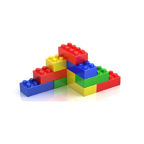 Plastic Blocks (Set of 50 Pcs.)