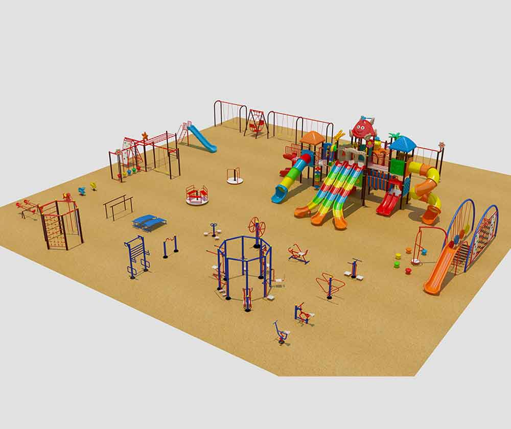 Outdoor Multiplay Set In Bargarh